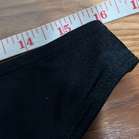 Shekini Womens Classic Bikini Bottom Black Triangle Flat Front Sexy Swim XL - Picture 6 of 7